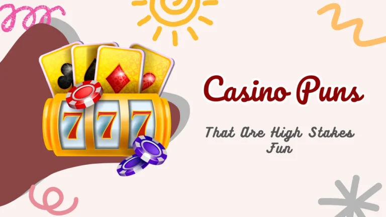 Casino Puns