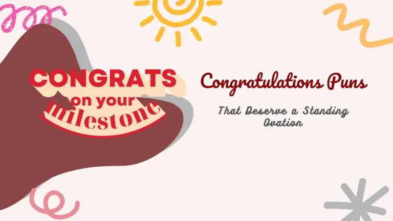 Congratulations Puns