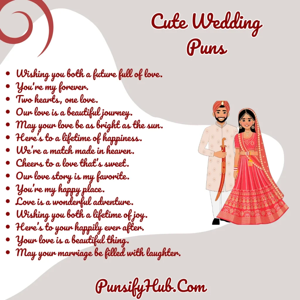Cute Wedding Puns