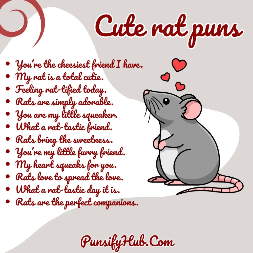 Cute rat puns