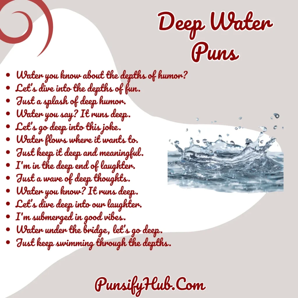 Deep Water Puns
