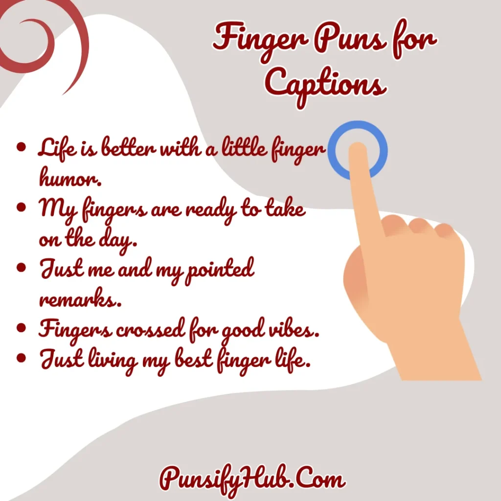 Finger Puns for Captions