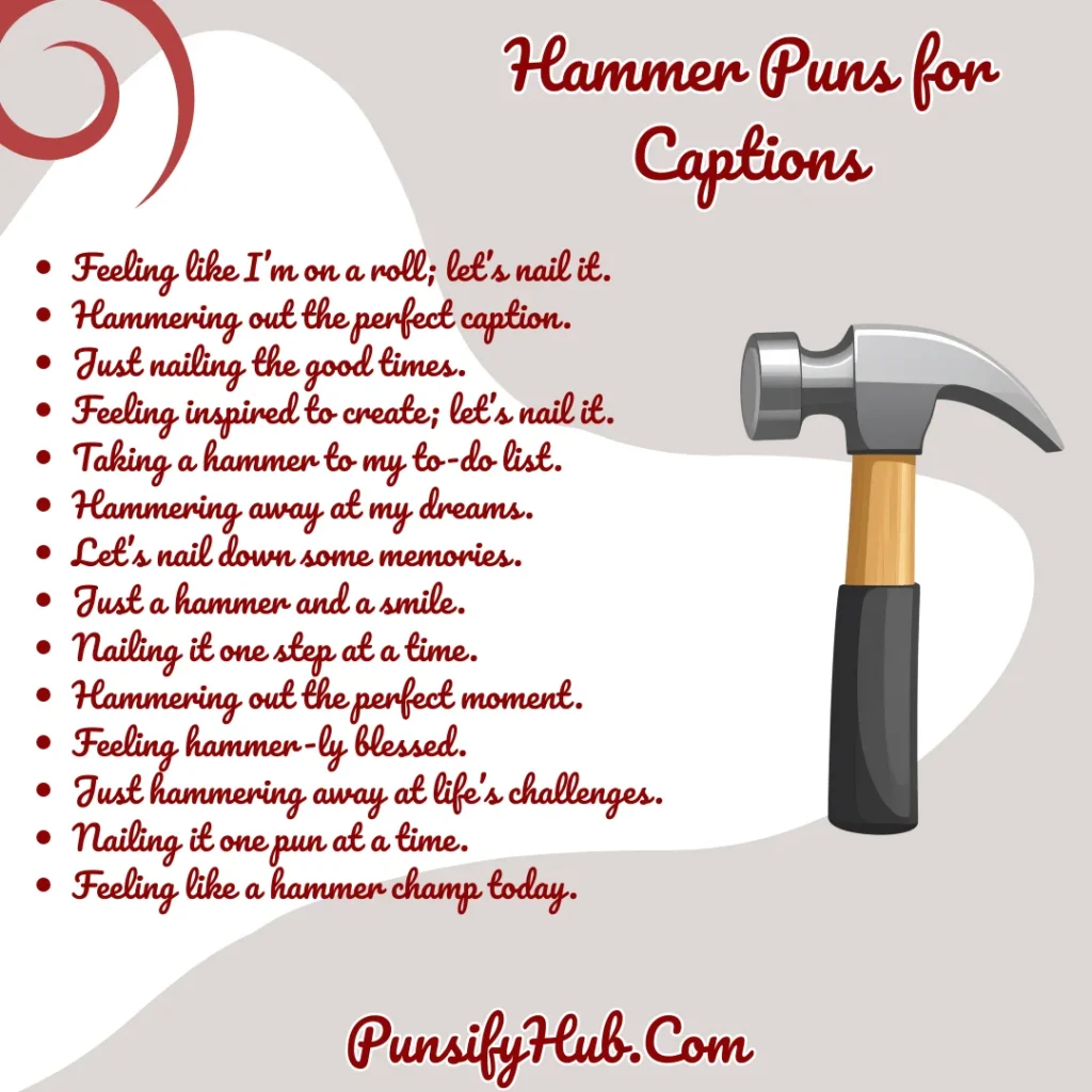 Hammer Puns for Captions