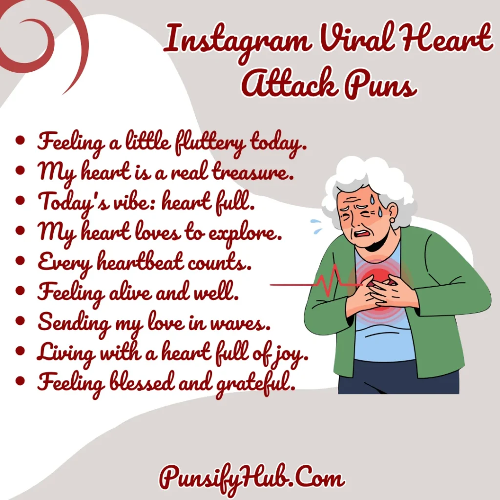 Instagram Viral Heart Attack Puns