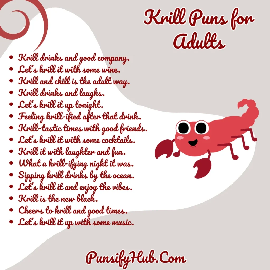 Krill Puns for Adults