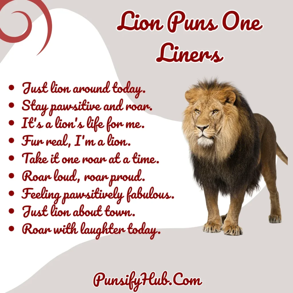 Lion Puns One Liners