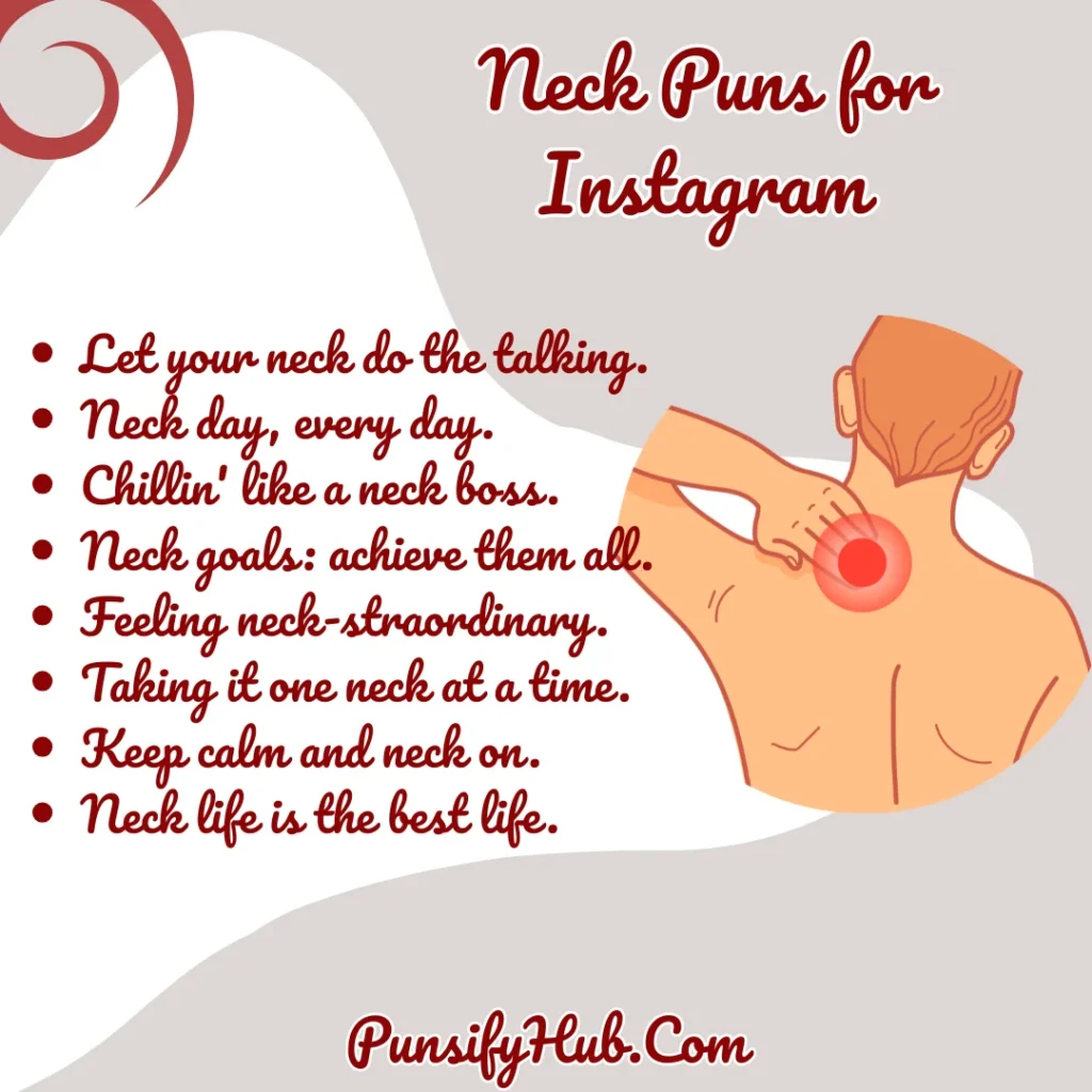Neck Puns for Instagram