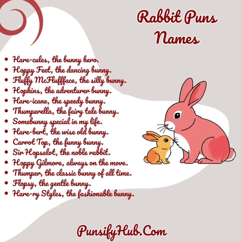 Rabbit Puns Names