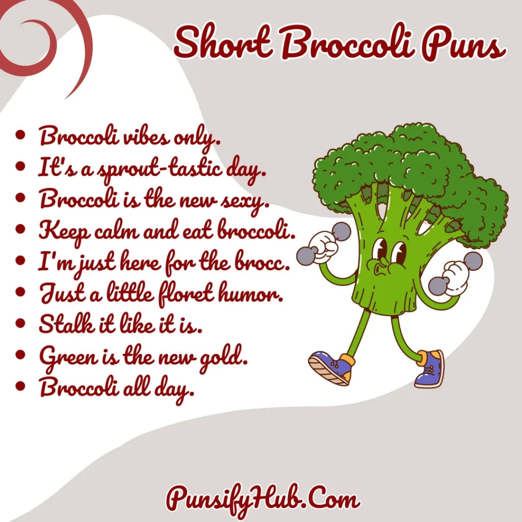 Short Broccoli Puns