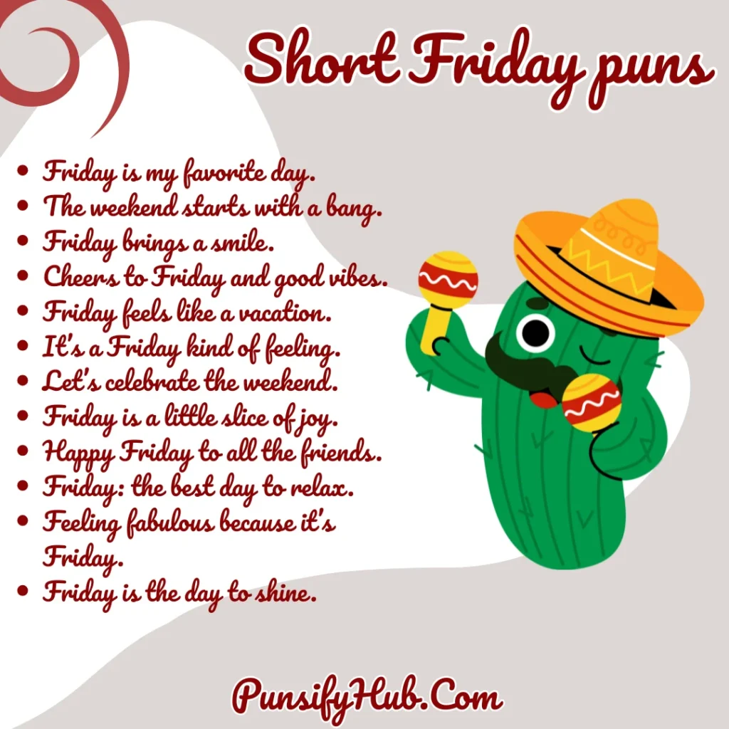 Short Friday puns