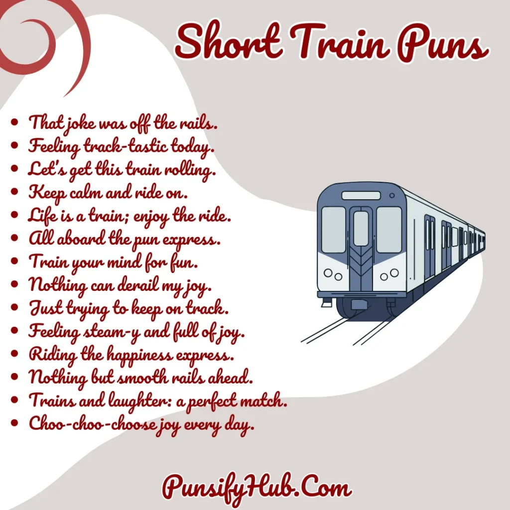 Short Train Puns