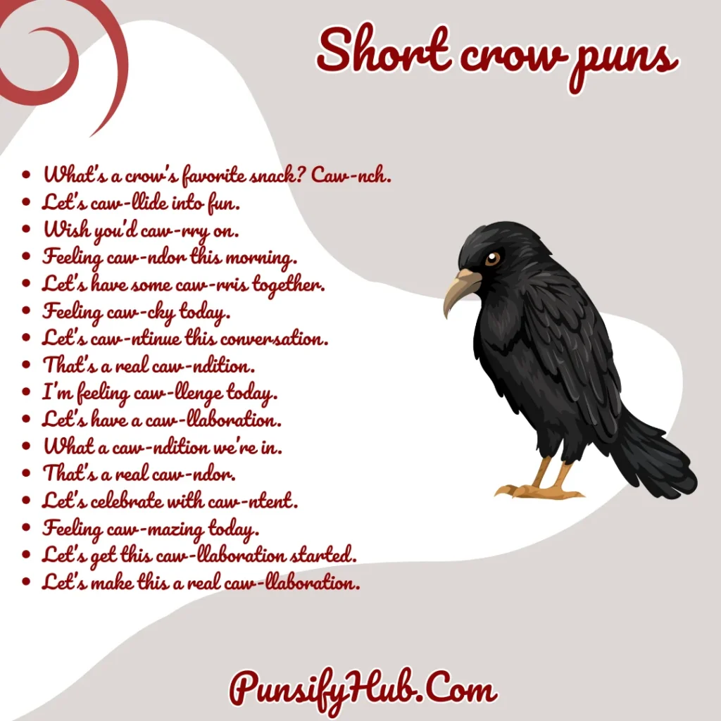 Short crow puns