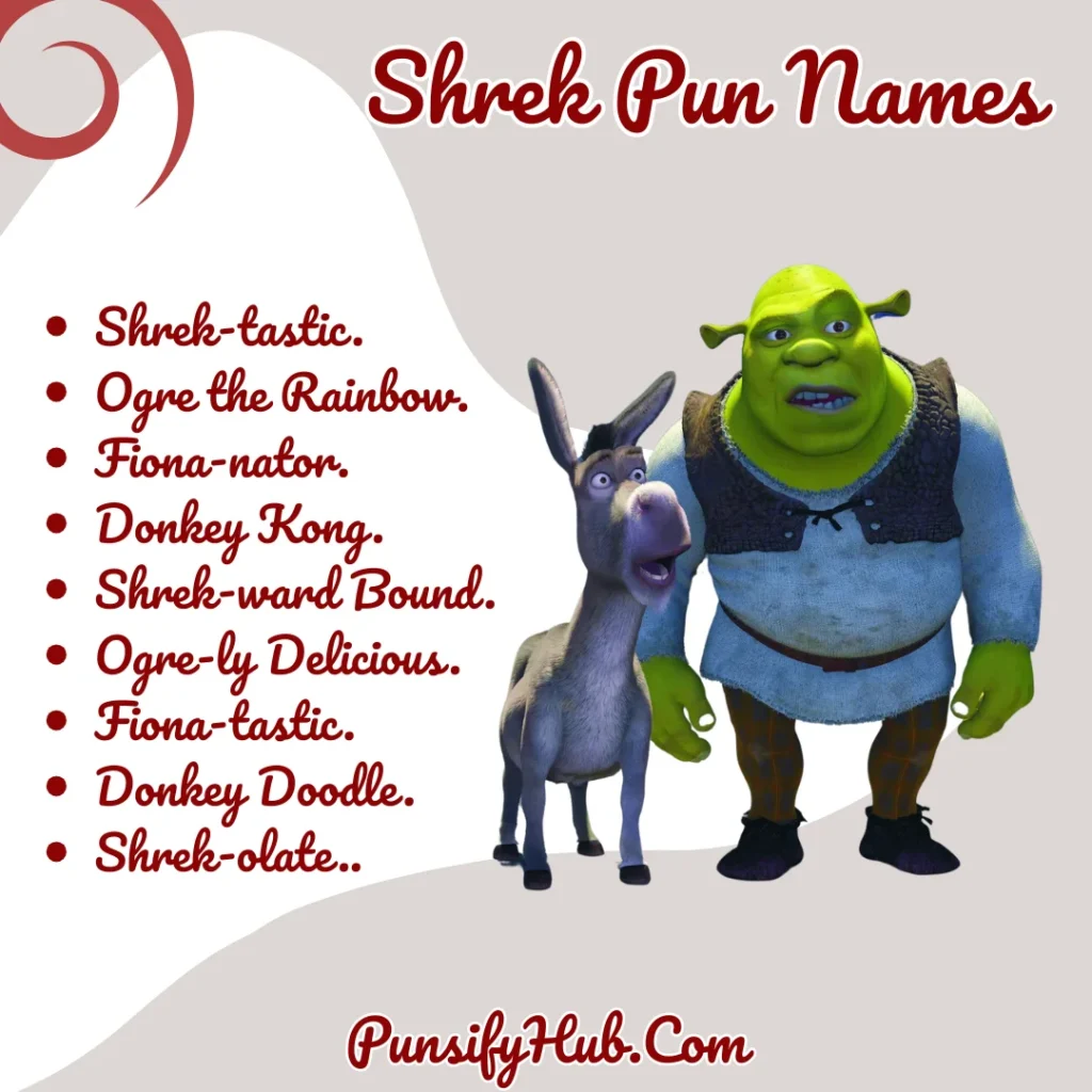 Shrek Pun Names
