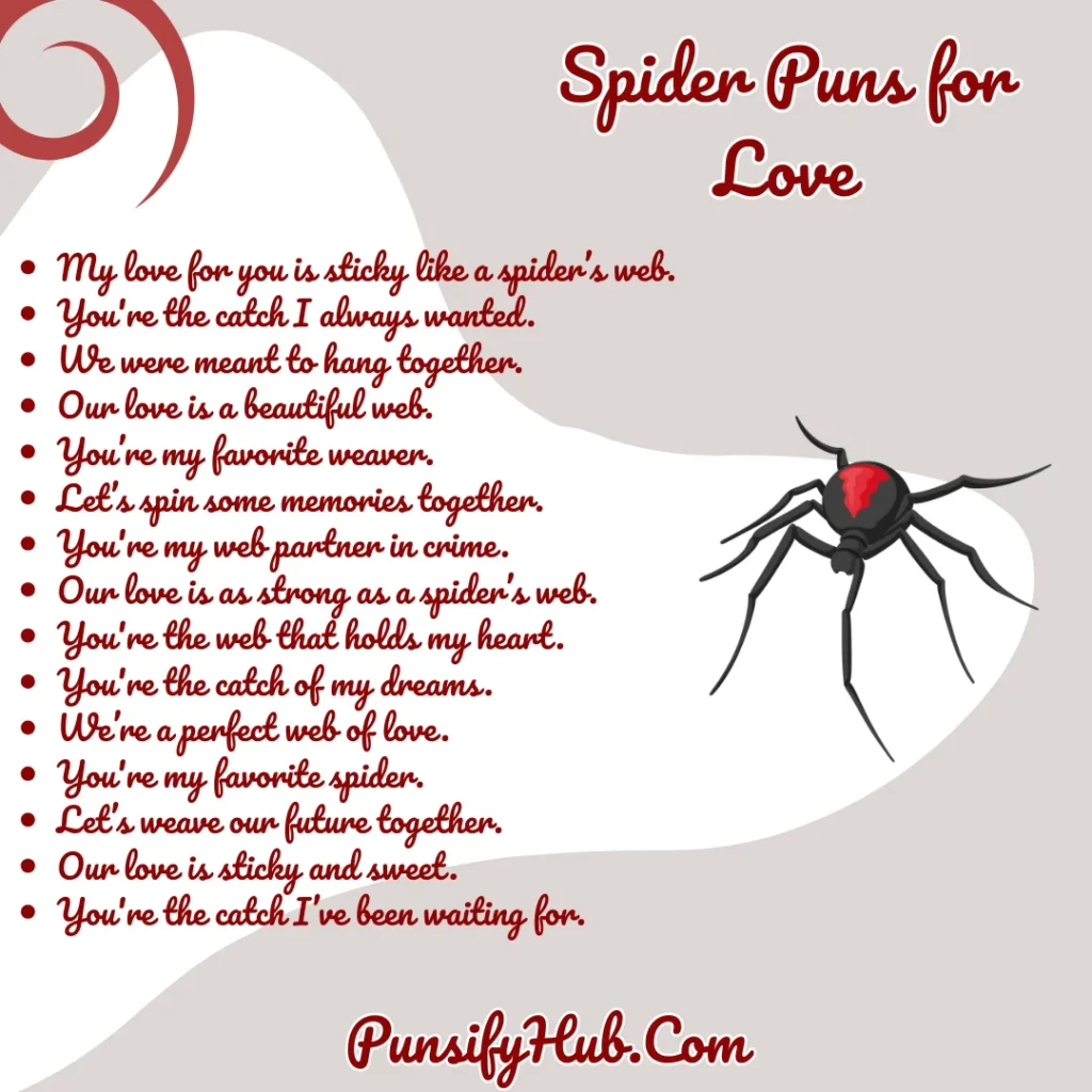 Spider Puns for Love