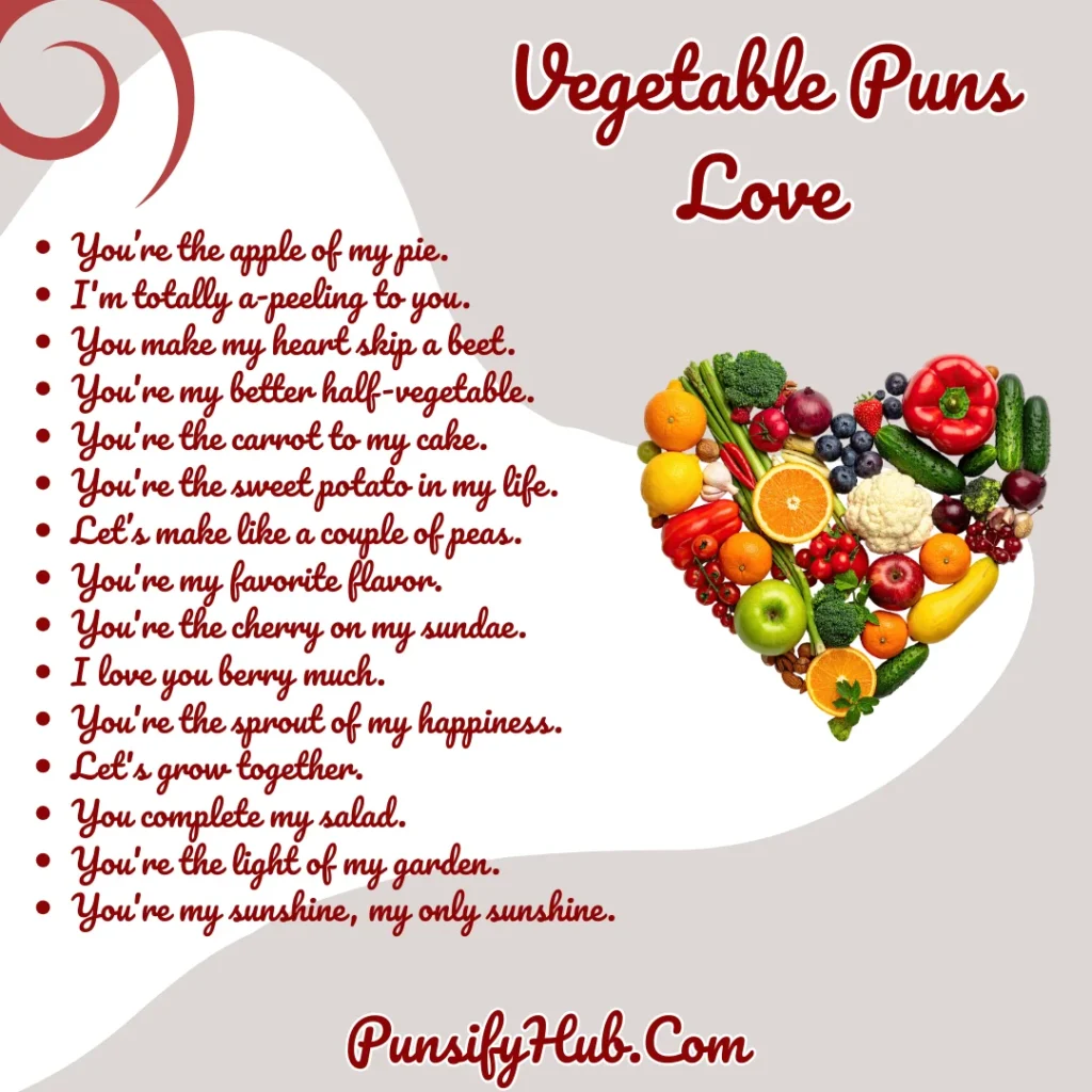 Vegetable Puns Love