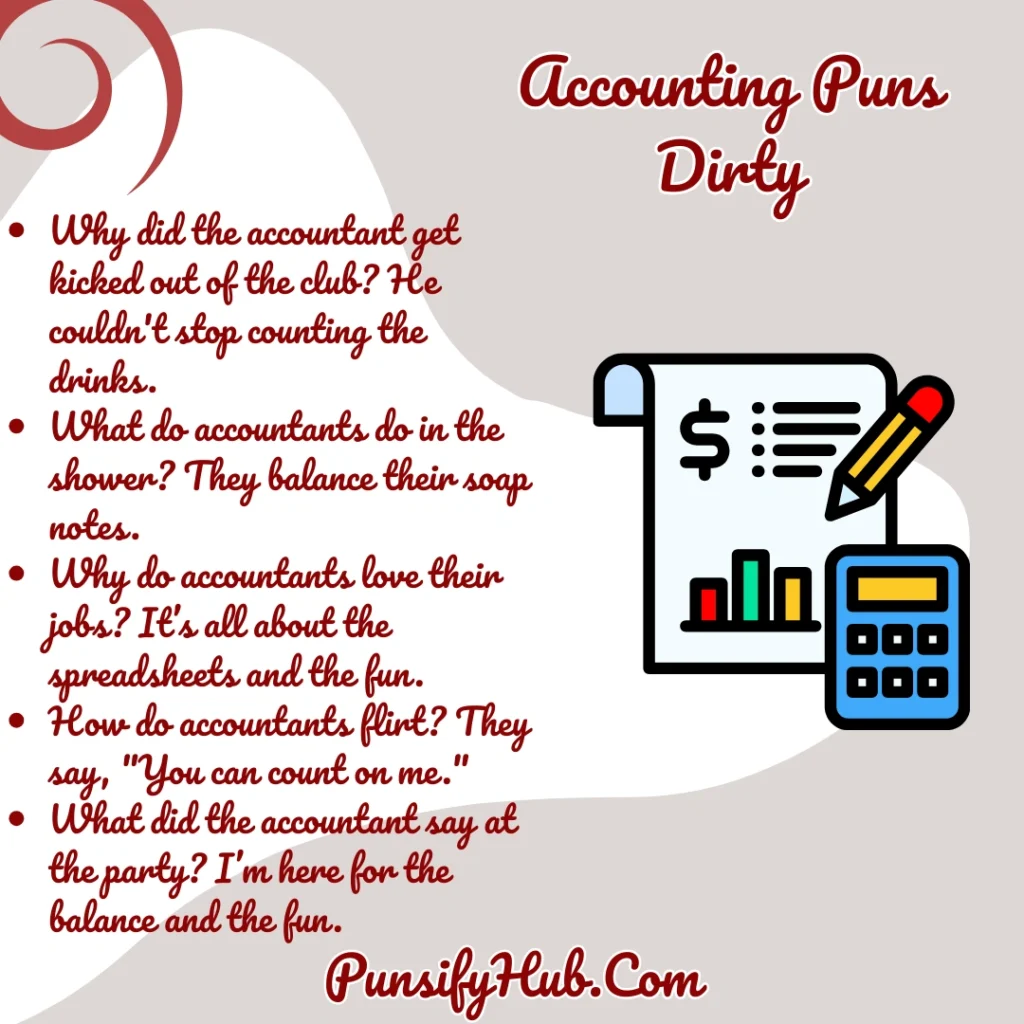 Accounting Puns Dirty