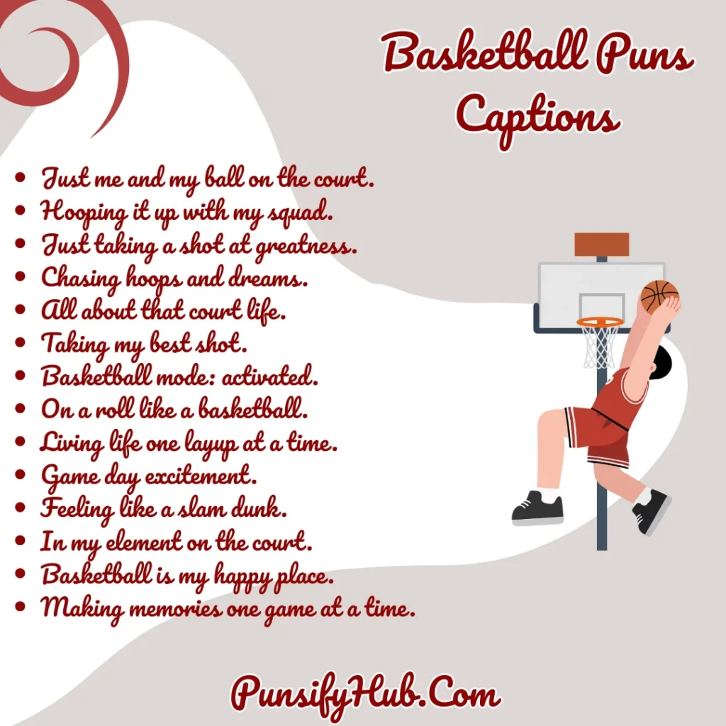 Basketball Puns Captions