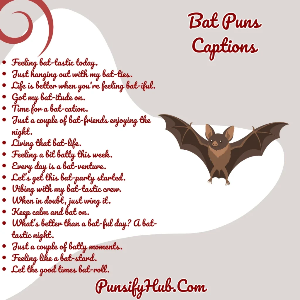 Bat Puns Captions