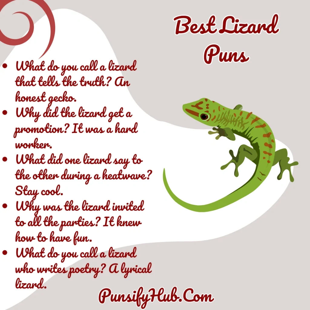 Best Lizard Puns