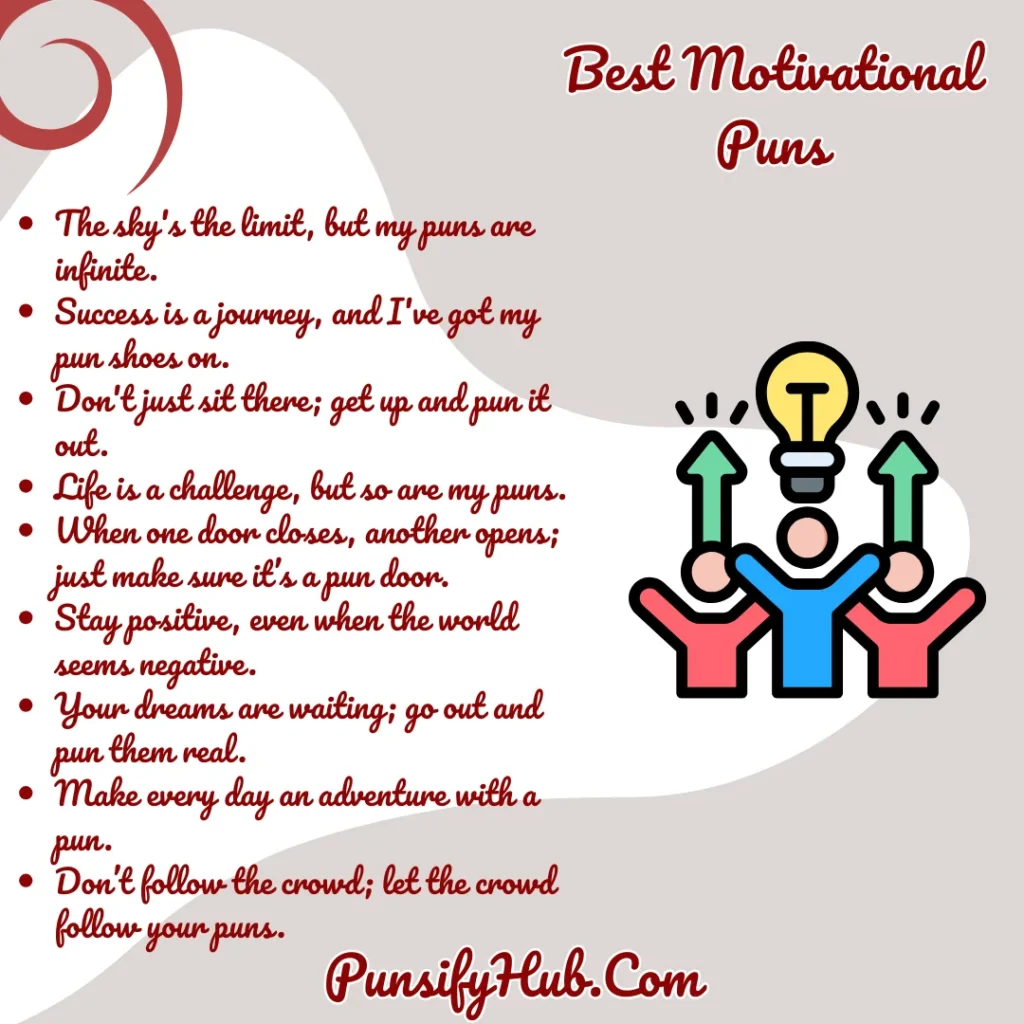 Best Motivational Puns