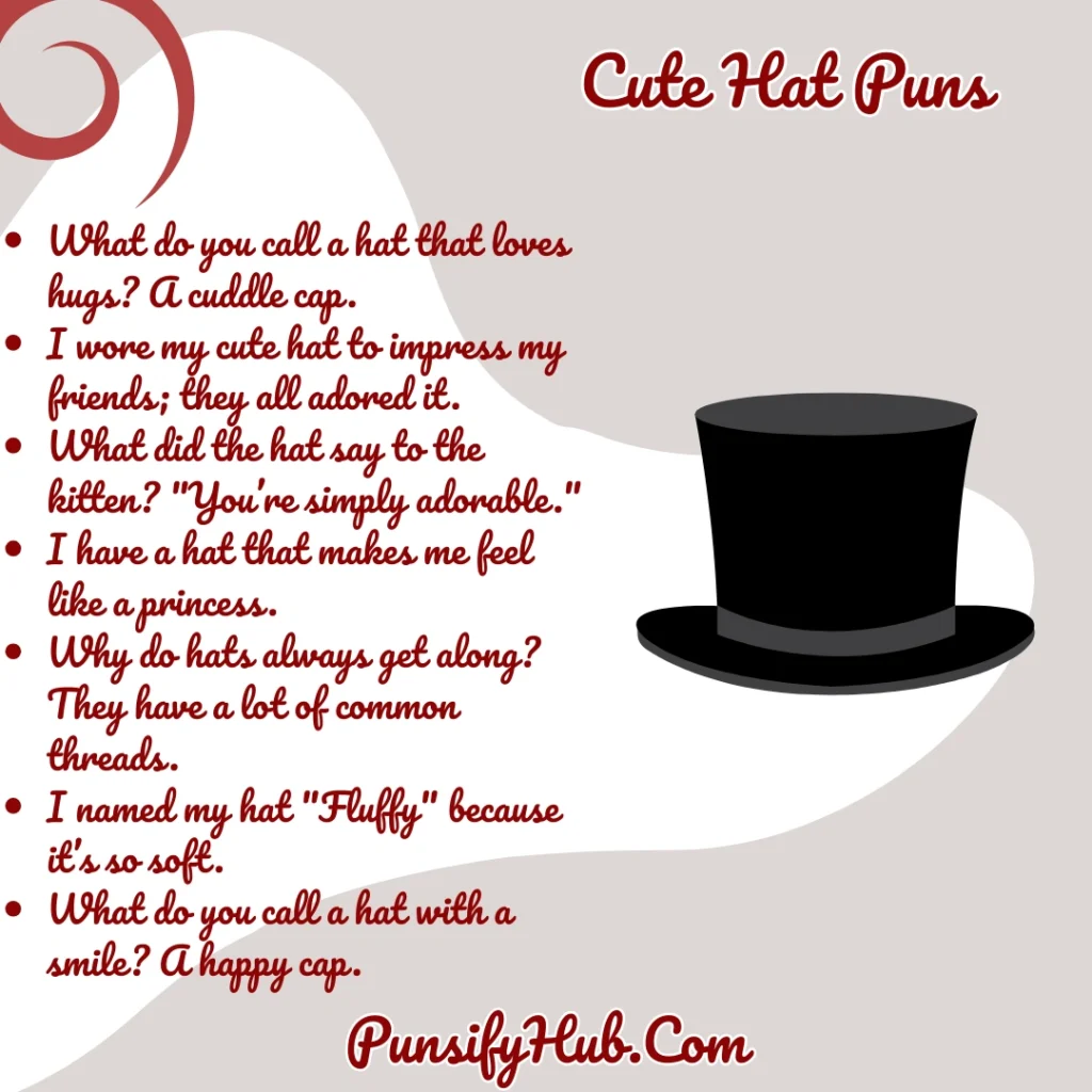 Cute Hat Puns