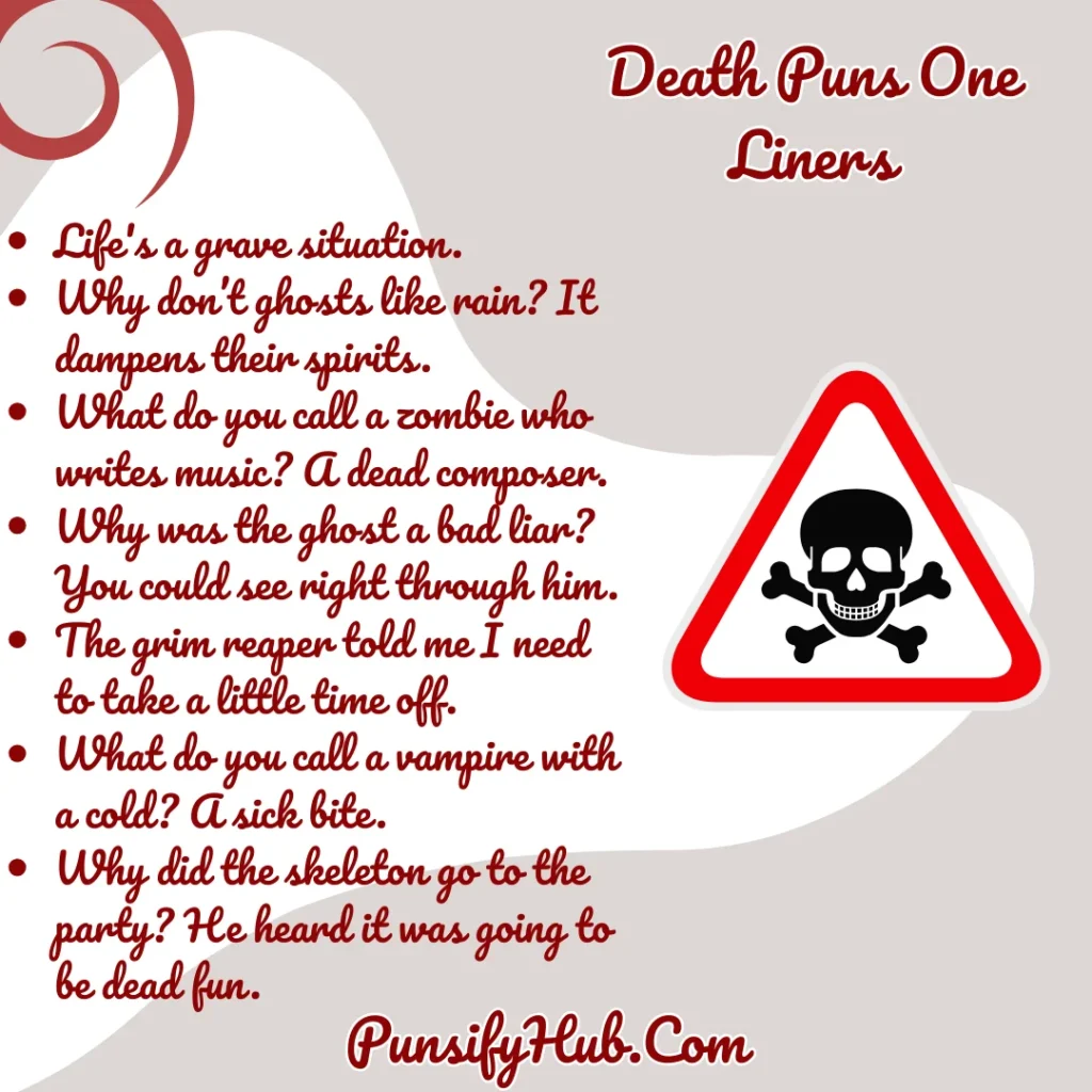 Death Puns One Liners