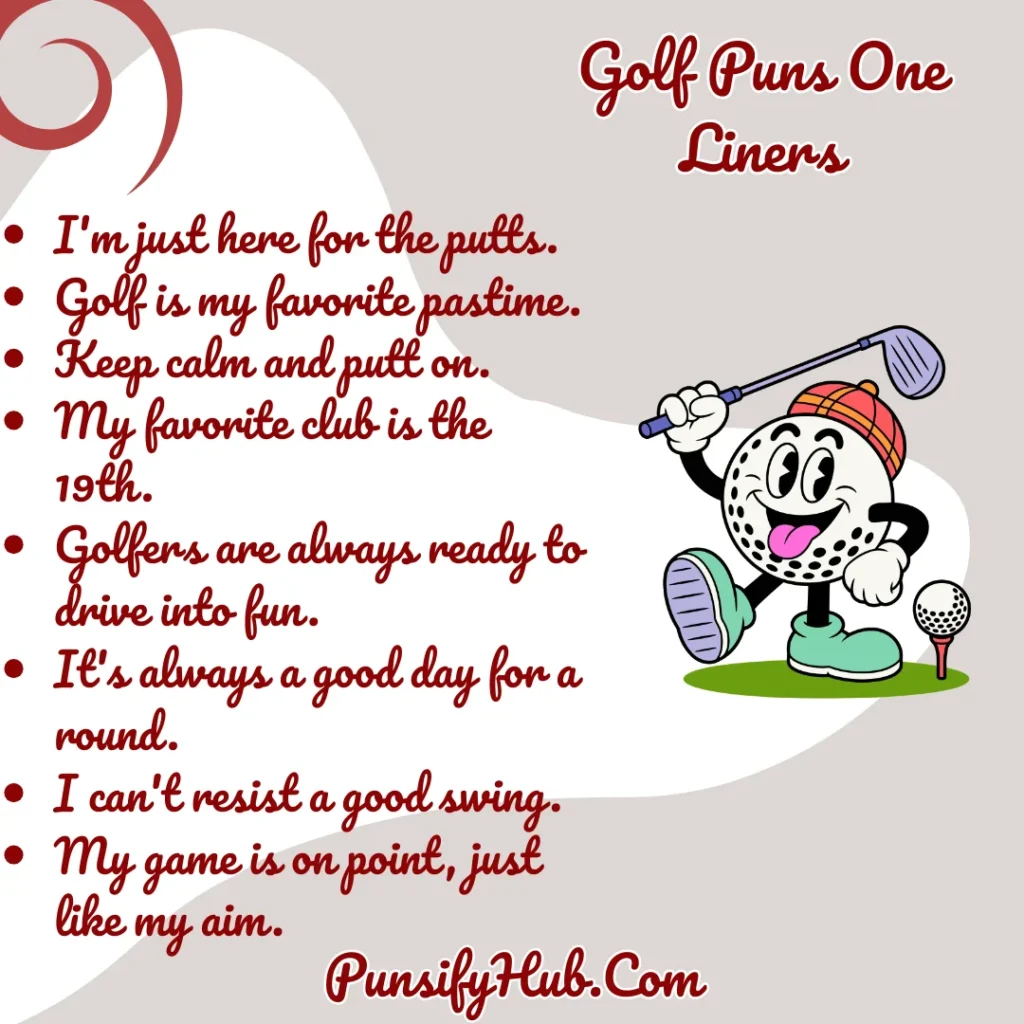 Golf Puns One Liners