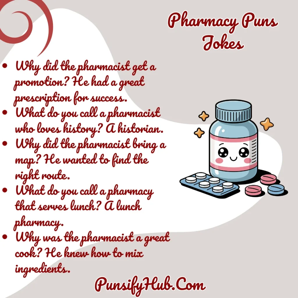 Pharmacy Puns Jokes