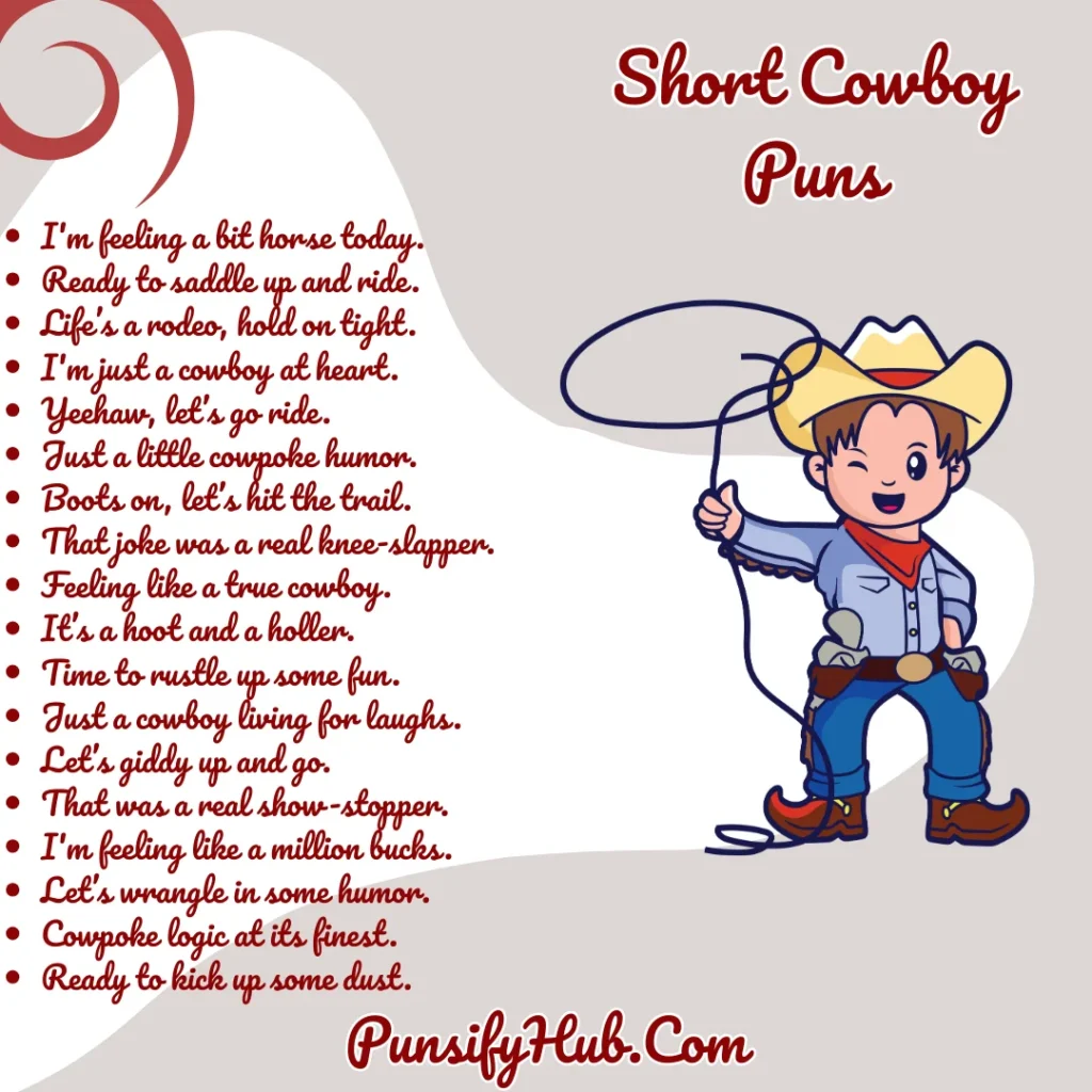 Short Cowboy Puns