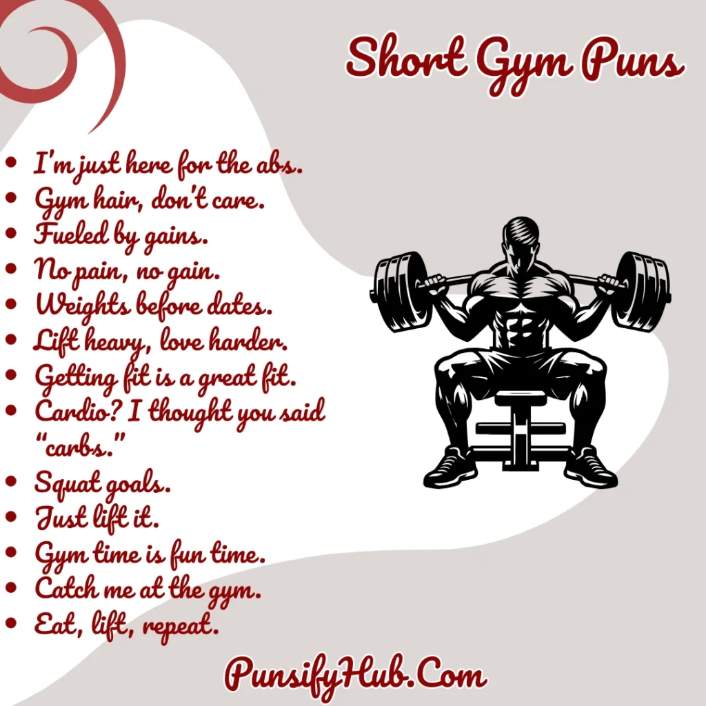 Short Gym Puns