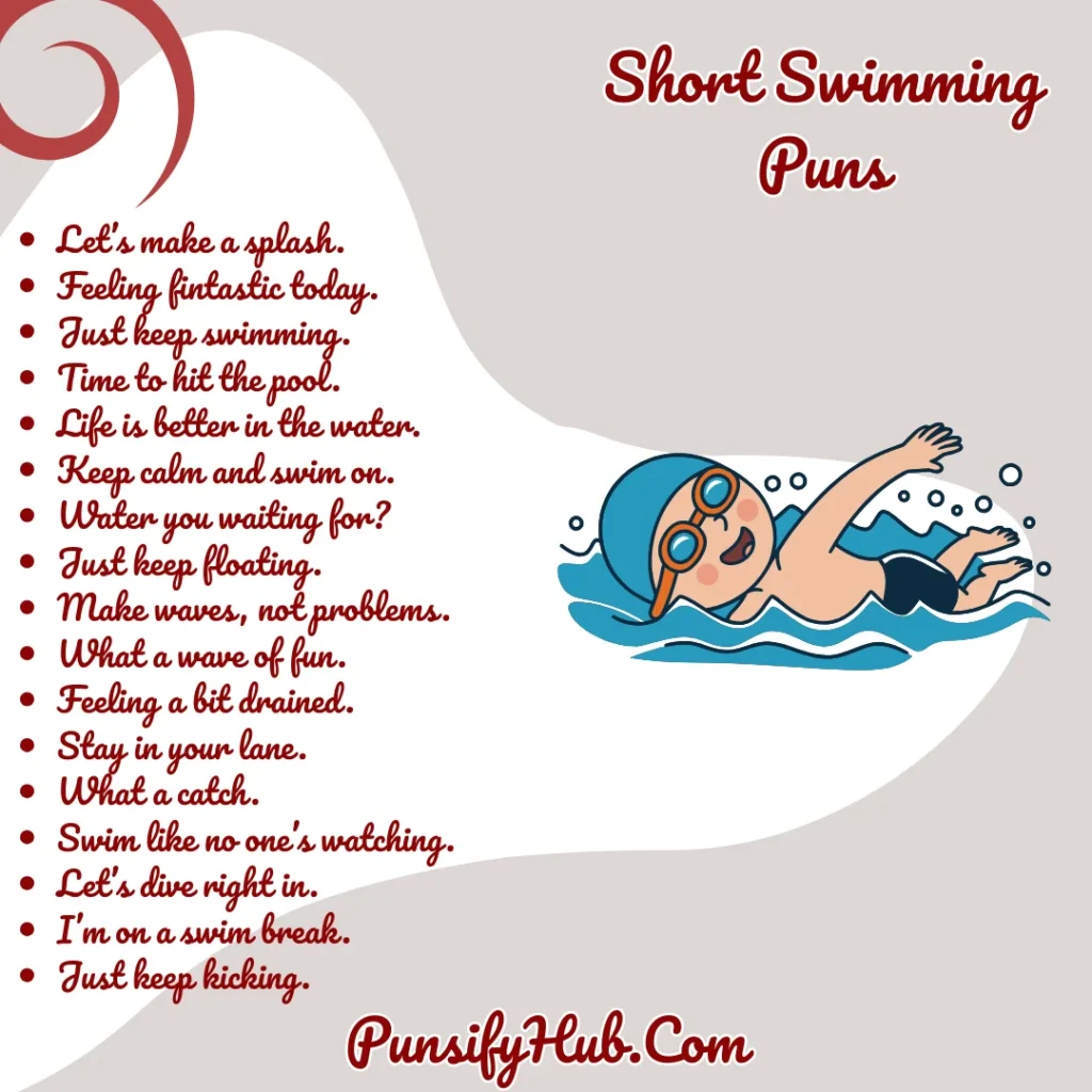Short Swimming Puns