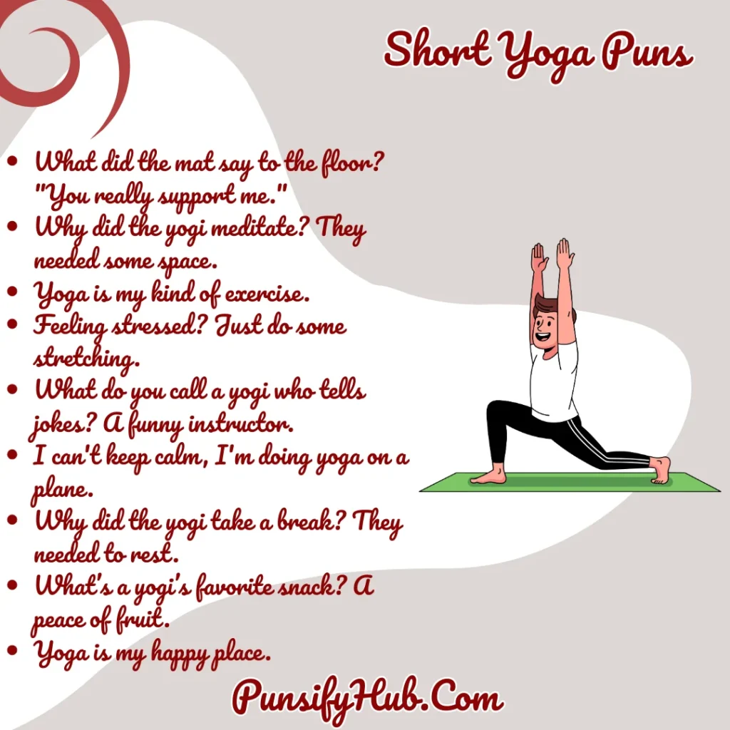 Short Yoga Puns